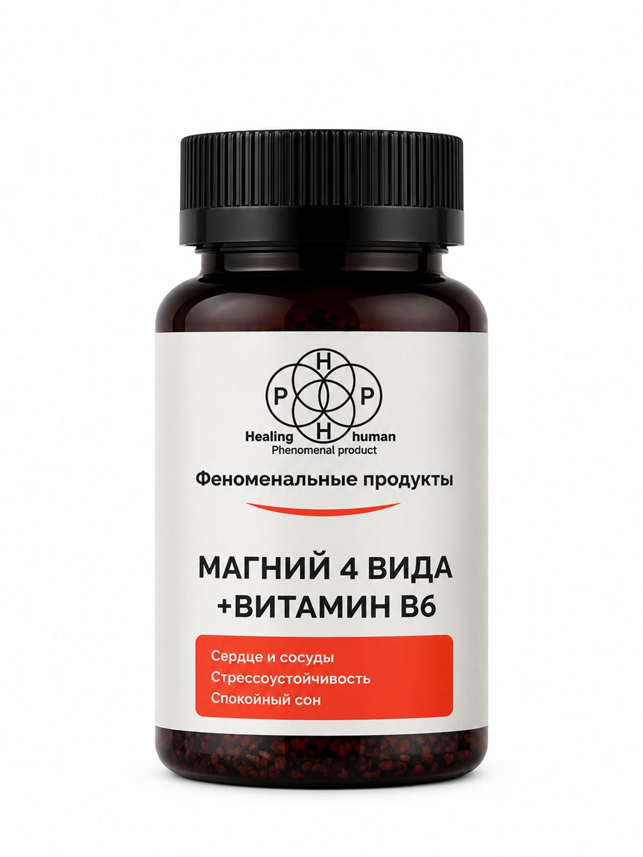 Магний 4 вида + витамин B6
